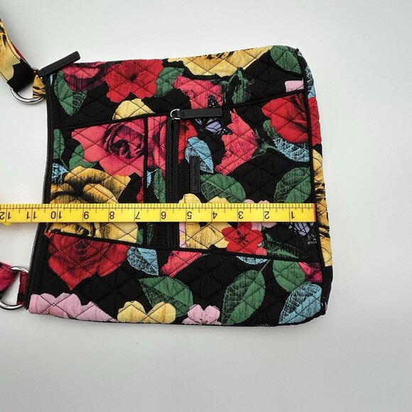 VERA BRADLEY Havana Rose Crossbody Bag Floral Multicolor Adjustable Strap - Picture 13 of 14